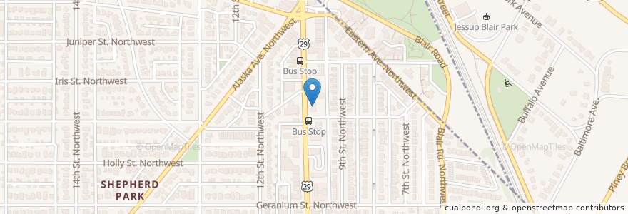 Mapa de ubicacion de PNC Bank en アメリカ合衆国, ワシントンD.C., Washington.