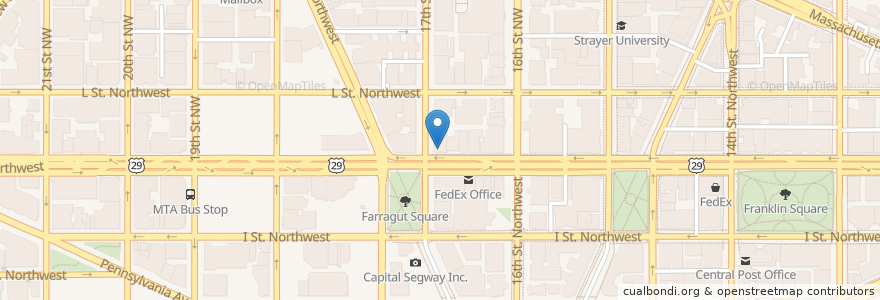 Mapa de ubicacion de United Bank en États-Unis D'Amérique, Washington, Washington.
