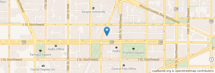 Mapa de ubicacion de EagleBank en الولايات المتّحدة الأمريكيّة, واشنطن العاصمة, Washington.