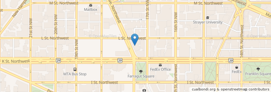 Mapa de ubicacion de WashingtonFirst Bank en United States, District Of Columbia, Washington.
