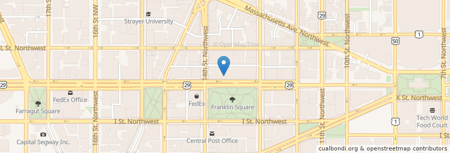 Mapa de ubicacion de American Bank en 美利坚合众国/美利堅合眾國, 华盛顿哥伦比亚特区/華盛頓特區哥倫比亞特區, 华盛顿/蓽盛頓.