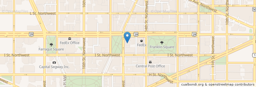 Mapa de ubicacion de Chevy Chase Bank en Estados Unidos Da América, Washington, D.C., Washington.