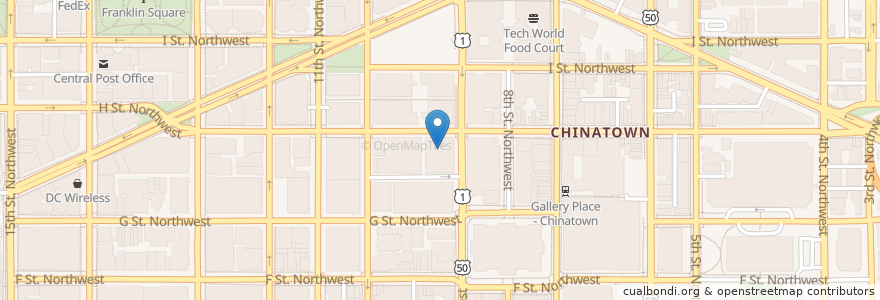 Mapa de ubicacion de Citibank en Stati Uniti D'America, Washington, Washington.