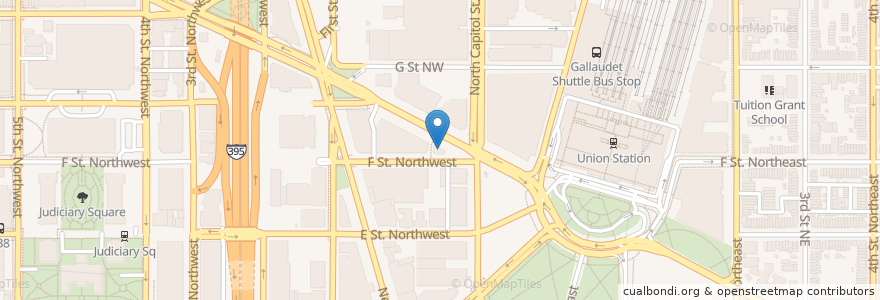 Mapa de ubicacion de SunTrust en الولايات المتّحدة الأمريكيّة, واشنطن العاصمة, Washington.
