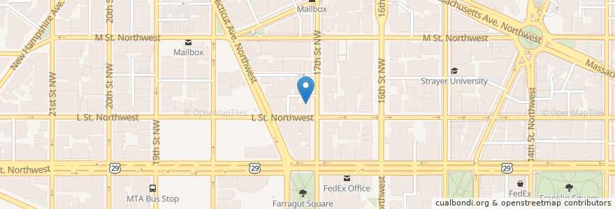 Mapa de ubicacion de Chevy Chase Bank en Estados Unidos Da América, Washington, D.C., Washington.