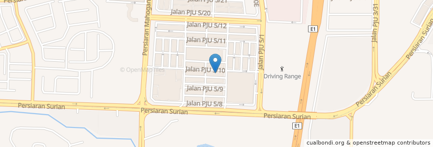 Mapa de ubicacion de AA Pharmacy Kota Damansara en Malásia, Selangor, Petaling Jaya.