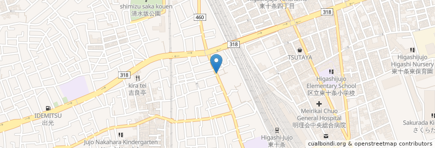 Mapa de ubicacion de ゆたかや en 일본, 도쿄도, 北区.