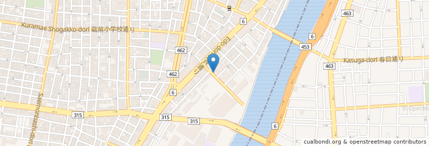 Mapa de ubicacion de 関原歯科医院 en 일본, 도쿄도, 다이토구.