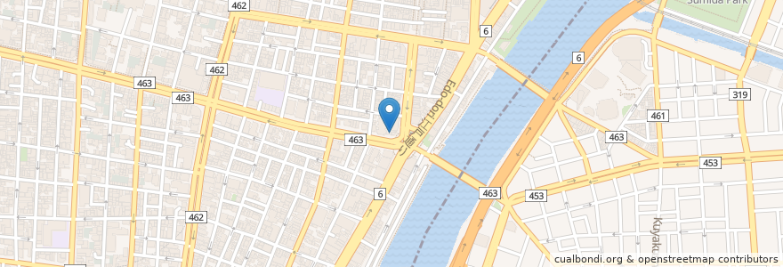 Mapa de ubicacion de ビリケン en 日本, 東京都, 台東区.