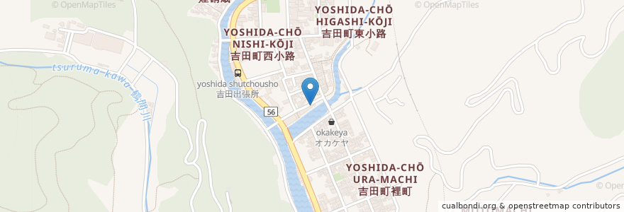 Mapa de ubicacion de 台湾創作キッチンRyu en 日本, 愛媛県, 宇和島市.
