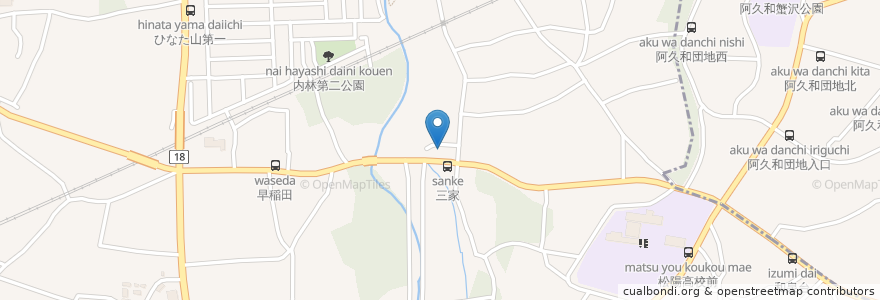Mapa de ubicacion de 日枝神社 en Jepun, 神奈川県, 横浜市, 泉区.