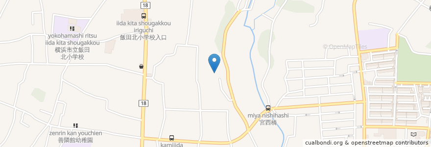 Mapa de ubicacion de 泉やすらぎの丘霊園 en Japón, Prefectura De Kanagawa, Yokohama, 泉区.
