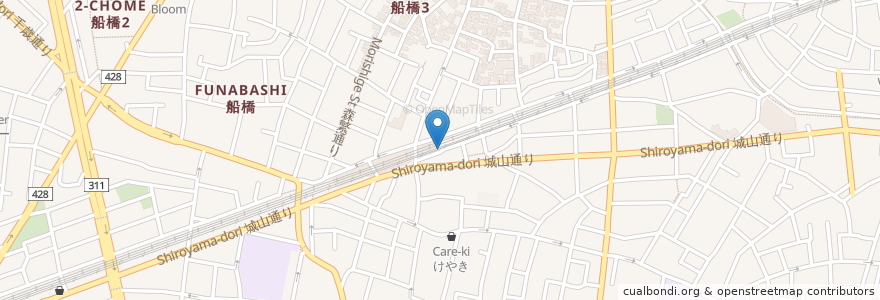 Mapa de ubicacion de Amazon Hub ロッカー - キツツキ en Japón, Tokio, Setagaya.