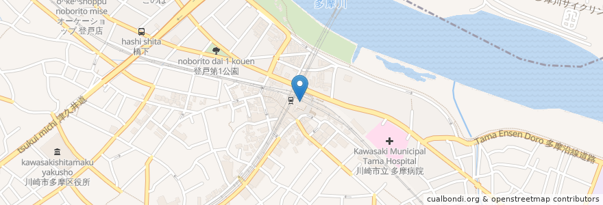 Mapa de ubicacion de Amazon Hub ロッカー - ミミズク en Jepun, 神奈川県, 川崎市, 多摩区.