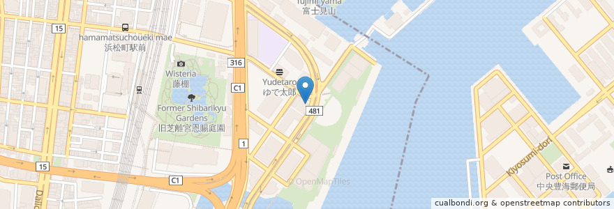 Mapa de ubicacion de Amazon Hub ロッカー - おみそしる en Japon, Tokyo, 港区.