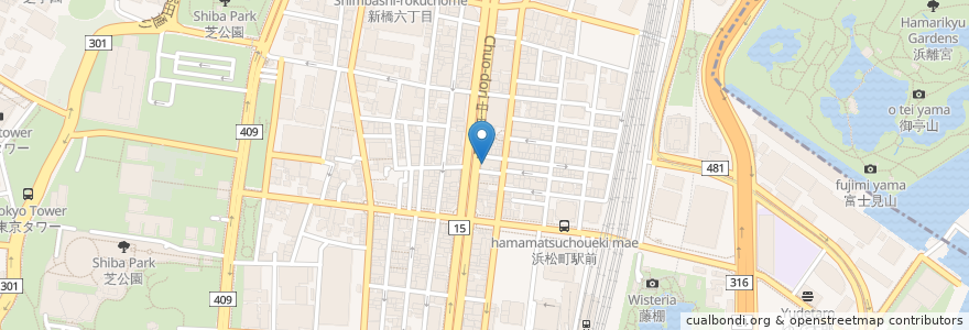 Mapa de ubicacion de Amazon Hub Locker en Japan, Tokyo, Minato.