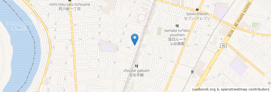 Mapa de ubicacion de Amazon Hub ロッカー - カレーライス en ژاپن, 東京都, 大田区.