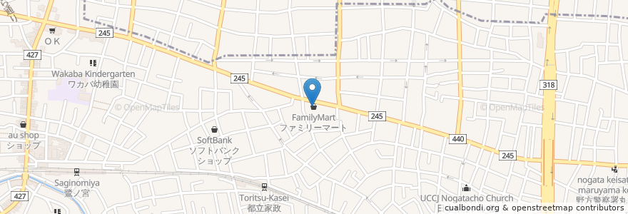Mapa de ubicacion de Amazon Hub ロッカー - ぎょうざ en Япония, Токио, Накано.