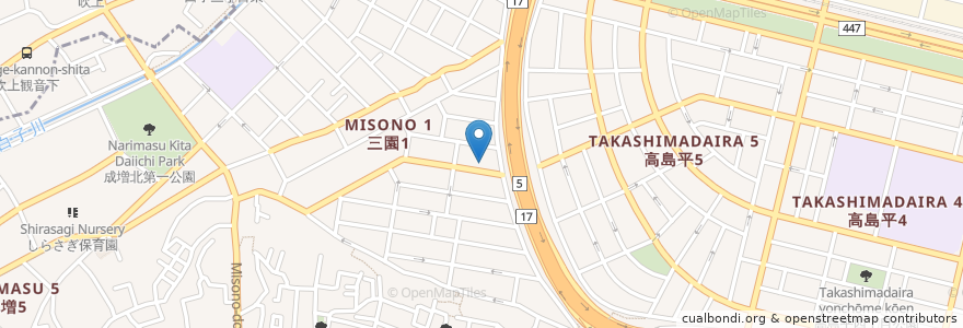 Mapa de ubicacion de Amazon Hub ロッカー - すし en Japón, Itabashi.