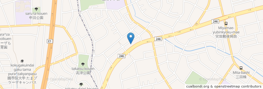 Mapa de ubicacion de Amazon Hub ロッカー - やきざかな en Japonya, 神奈川県, 川崎市, 宮前区.