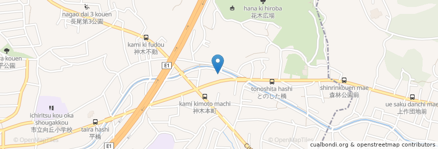 Mapa de ubicacion de Amazon Hub ロッカー - ヒマワリ en Japan, Präfektur Kanagawa, 川崎市, 宮前区.