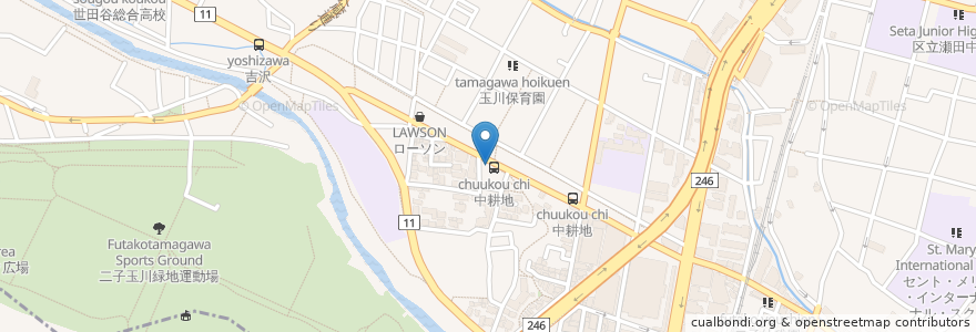 Mapa de ubicacion de Amazon Hub ロッカー - サザンカ en Jepun, 東京都, 世田谷区.