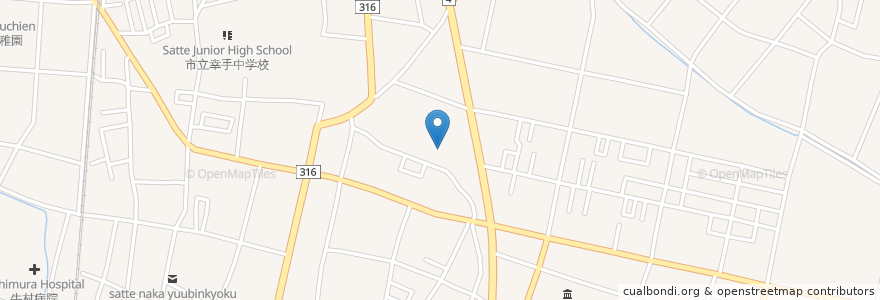 Mapa de ubicacion de Amazon Hub ロッカー - アラ en Jepun, 埼玉県, 幸手市.