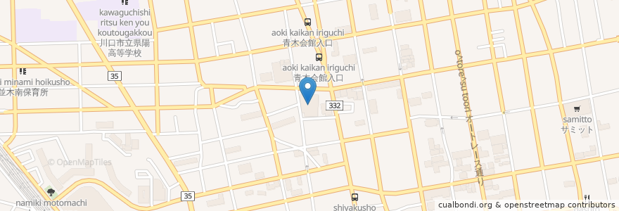 Mapa de ubicacion de Amazon Hub ロッカー - コマドリ en Japon, Préfecture De Saitama, 川口市.