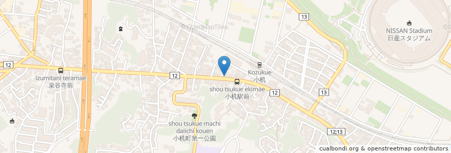 Mapa de ubicacion de 個別指導スクールIE 小机校 en 일본, 가나가와현, 요코하마시, 港北区.