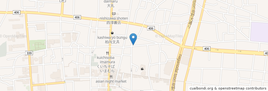 Mapa de ubicacion de ポルカドットカフェ en Япония, Нагано, 長野市.