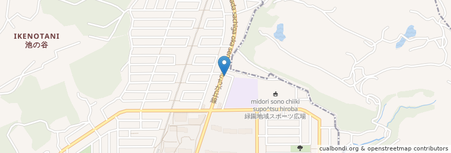 Mapa de ubicacion de 大久保歯科医院 en Japon, Préfecture De Kanagawa, 横浜市, 泉区.