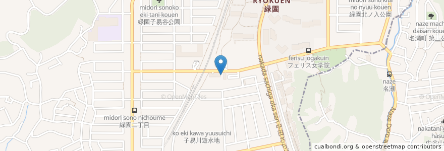 Mapa de ubicacion de タイムズ en Japão, 神奈川県, 横浜市, 泉区.
