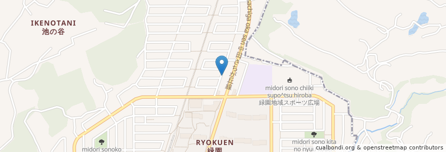 Mapa de ubicacion de 手打そば うどん　宮路 en اليابان, كاناغاوا, 横浜市, 泉区.