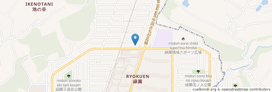 Mapa de ubicacion de 会田クリニック en Japan, Kanagawa Prefecture, Yokohama, Izumi Ward.