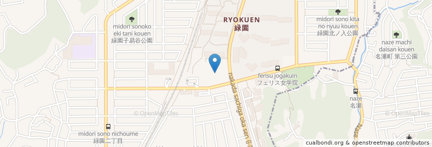 Mapa de ubicacion de バーミヤン en اليابان, كاناغاوا, 横浜市, 泉区.