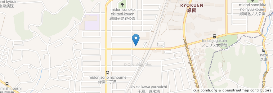 Mapa de ubicacion de 三井住友銀行 en Japon, Préfecture De Kanagawa, 横浜市, 泉区.