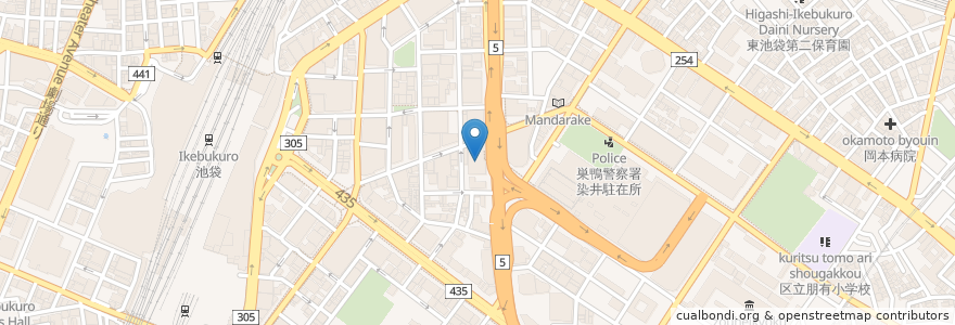 Mapa de ubicacion de くら寿司 池袋サンシャイン60通り店 en 일본, 도쿄도, 豊島区.