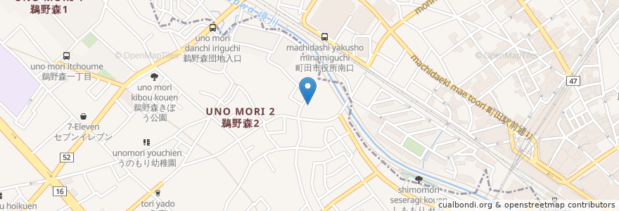 Mapa de ubicacion de 幸延寺 en ژاپن, 東京都, 相模原市, 町田市, 南区.