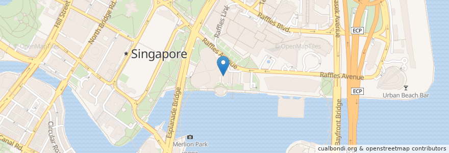 Mapa de ubicacion de Harry's Esplanade en Сингапур, Central.
