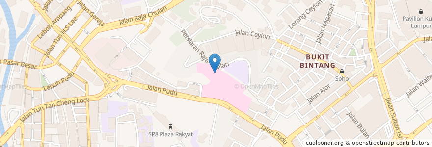 Mapa de ubicacion de Private corner en 马来西亚, 雪兰莪州, 吉隆坡.