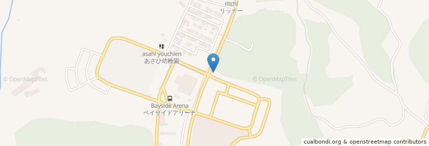 Mapa de ubicacion de 志津川郵便局 en 日本, 宮城県, 本吉郡, 南三陸町.