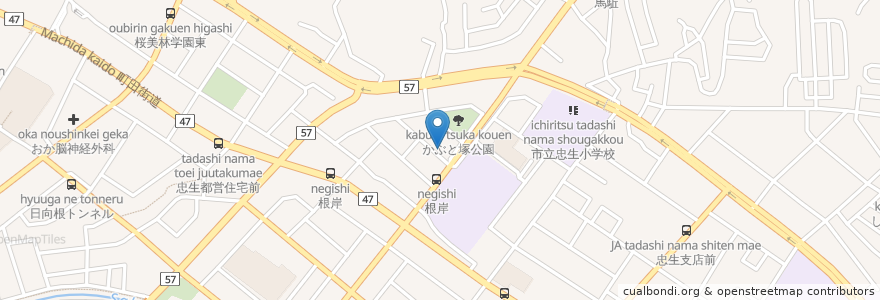 Mapa de ubicacion de 久田内科・呼吸器内科クリニック en Japan, 東京都, 町田市.