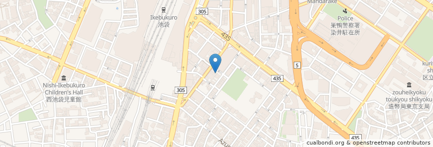 Mapa de ubicacion de 焼肉バイキング 喰喰 池袋店 en Япония, Токио, Тосима.