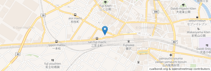 Mapa de ubicacion de THPメディカルクリニック en Japão, 神奈川県, 藤沢市.