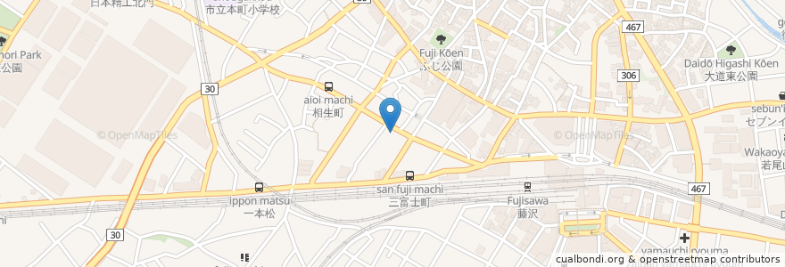Mapa de ubicacion de らぁめん3代目OKAWARI en Japan, Präfektur Kanagawa, 藤沢市.