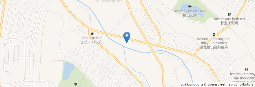 Mapa de ubicacion de ドムジンスパイスカフェ en 일본, 오사카부, 사카이시, 南区.