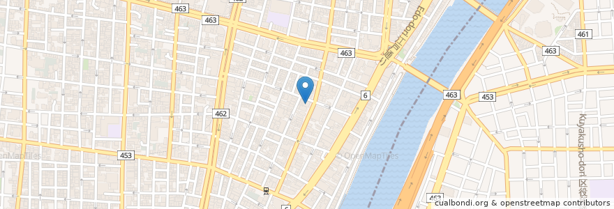 Mapa de ubicacion de えがおの森保育園あさくさ en 일본, 도쿄도, 다이토구.