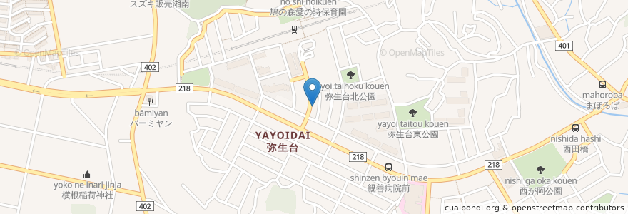 Mapa de ubicacion de よしの歯科クリニック en Japan, Kanagawa Prefecture, Yokohama, Izumi Ward.