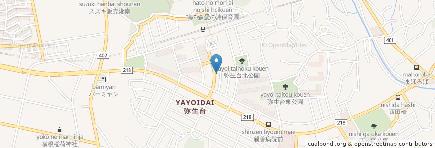 Mapa de ubicacion de やよい台内科・皮フ科 en Japon, Préfecture De Kanagawa, 横浜市, 泉区.