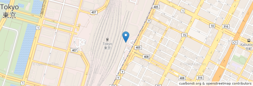 Mapa de ubicacion de PocketChange en Japão, Tóquio, 千代田区, 中央区.